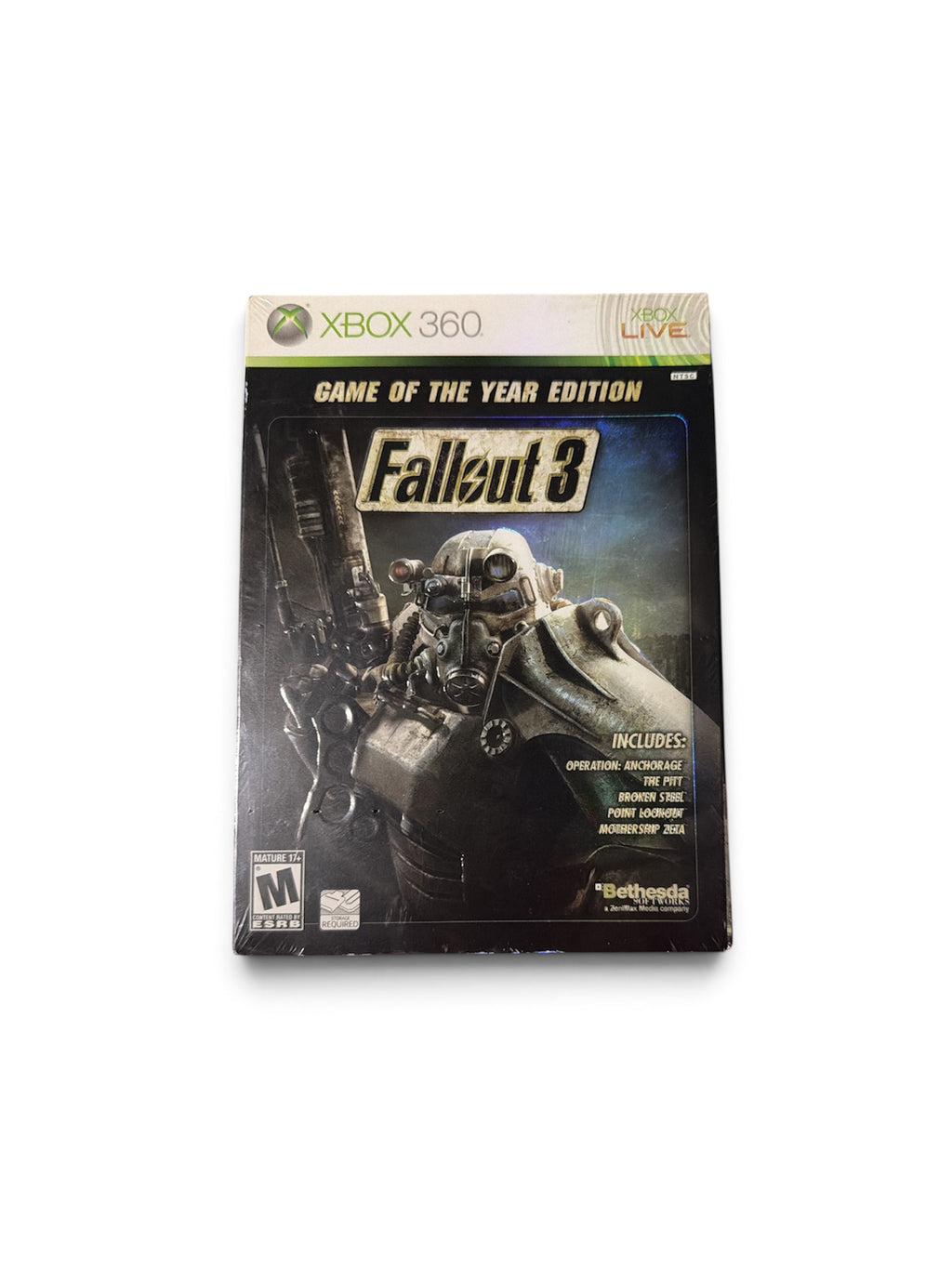 Fallout 3 Game of Year Edition XBOX 360 CIB & Slip Cover Resealed